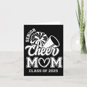 Senior Cheerleader Mama Cheer Cl of 2025 Abschluss Karte