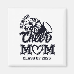 Senior Cheerleader Mama Cheer Cl of 2025 Abschluss Magnet