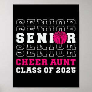 Senior Cheerleader Tante Cheer Cl of 2025 Graduati Poster