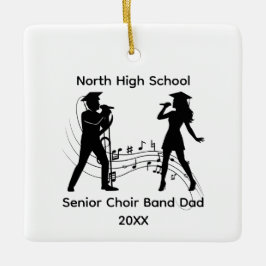 Senior-Chor-Band-Daddy Noten Keramikornament