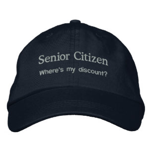 Senior Citizen Bestickte Kappe