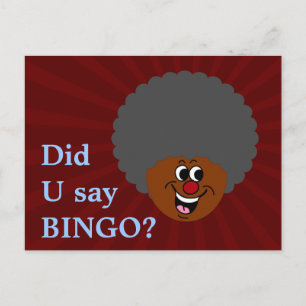 Senior Citizen Centre Bingo Night Prize Gewinner Postkarte
