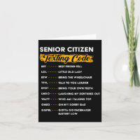 Senior Citizen&# s Gesimst Code Funny Old People