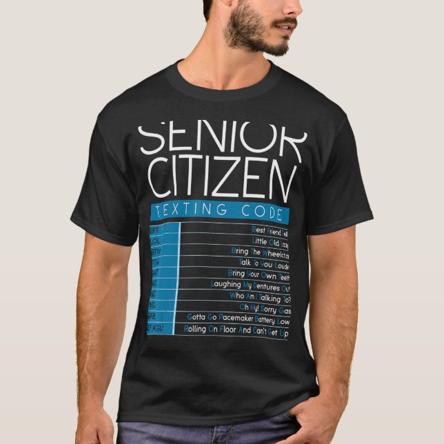 Senior Citizen Sims Code Cool Opa Oma 1 T-Shirt (Vorderseite)