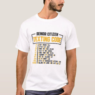 Senior Citizen Sims Code Fun Elder 70th Birthda T-Shirt