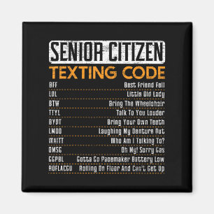 Senior Citizen Simst Code für einen Großvater oder Magnet