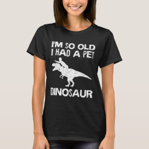 Senior Citizen TRex Dinosaur Retiree Pensioner Eld T-Shirt