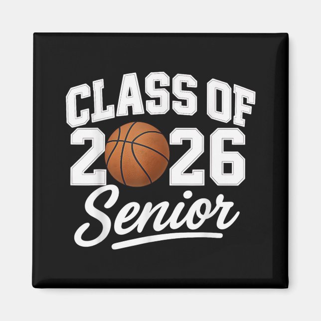 Senior Cl 2026 Basketball Champion School Spirit A Magnet (Vorne)