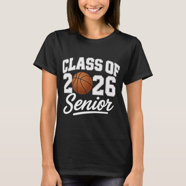 Senior Cl 2026 Basketball Champion School Spirit A T-Shirt (Vorderseite)
