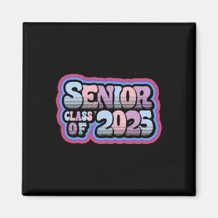 Senior CL of 2025 Retro Design Boy or Girl Magnet