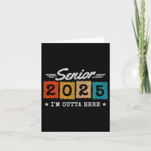 Senior Cl of 2025 - Senior Abschluss 2025 - Senio Karte