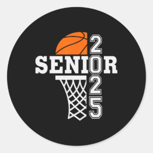 Senior Cl von 2025 Sketll Sports Seniors Jungen Te Runder Aufkleber