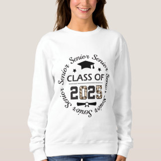 Senior Class 2025 Retro Abschluss Senior Tshirt