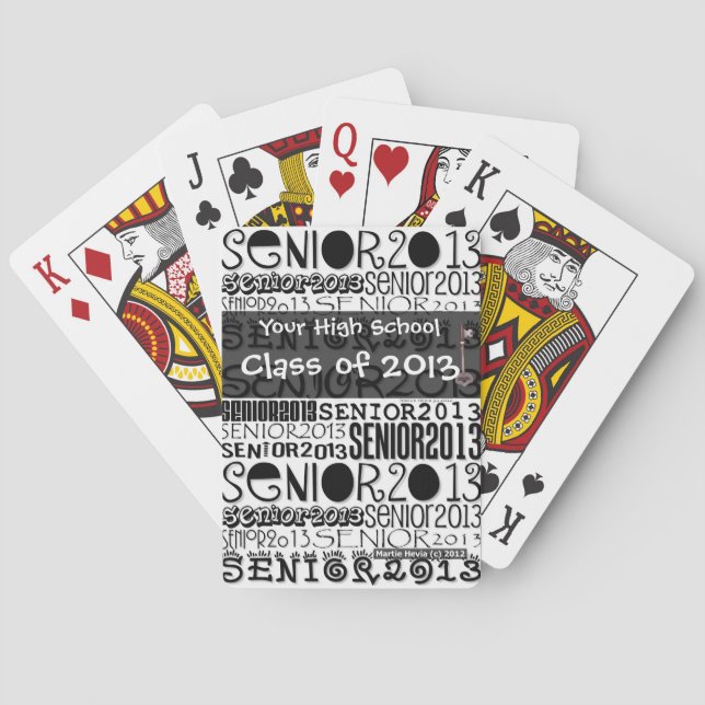 Senior Class of 2013 - Spielkarten (Rückseite)