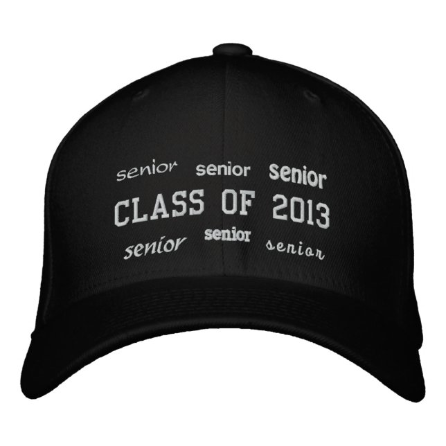 Senior Class of 2013 - StickHat Bestickte Baseballkappe (Vorderseite)