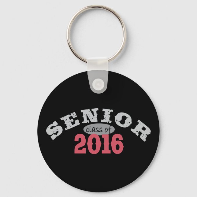 Senior Class of 2016 Red Schlüsselanhänger (Vorderseite)