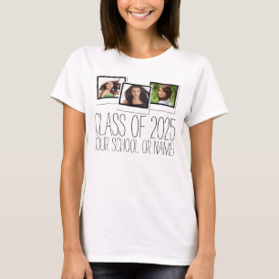 Senior Class of 2021 3-Pic Abschluss Foto T-Shirt
