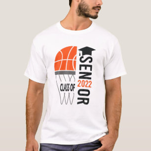 Senior Class of 2022 Abschluss Basketball T-Shirt