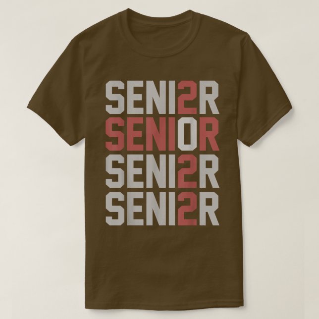 Senior Class of 2022 Grad 22 T - Shirt (Design vorne)