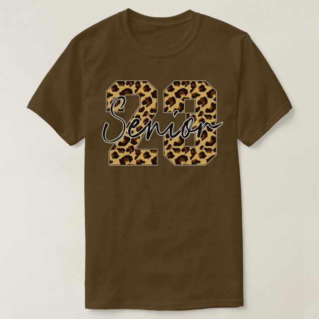 Senior Class of 2023 Abschluss Leopard-Absolvent T-Shirt (Design vorne)