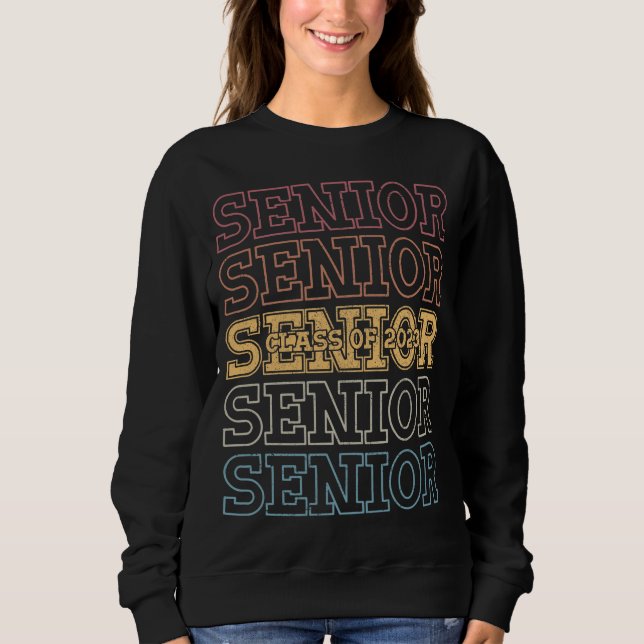 Senior Class of 2023 Abschluss School Thema Cool Sweatshirt (Vorderseite)