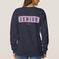 Senior Class of 2024 Gingham Abschluss Sweatshirt