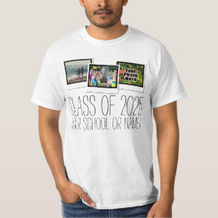 Senior Class of 2025 Abschluss Foto Custom T-Shirt