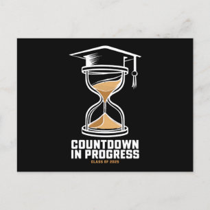 Senior Class of 2025 Countdown to Abschluss Gift Postkarte