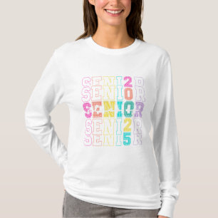 Senior Class of 2025 Pastel Long Sleeve Shirt