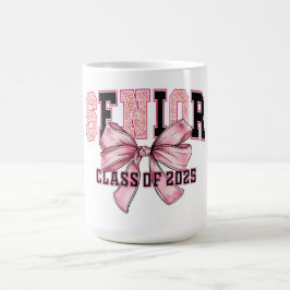 Senior Class of 2025 Pink Bow Kaffeetasse