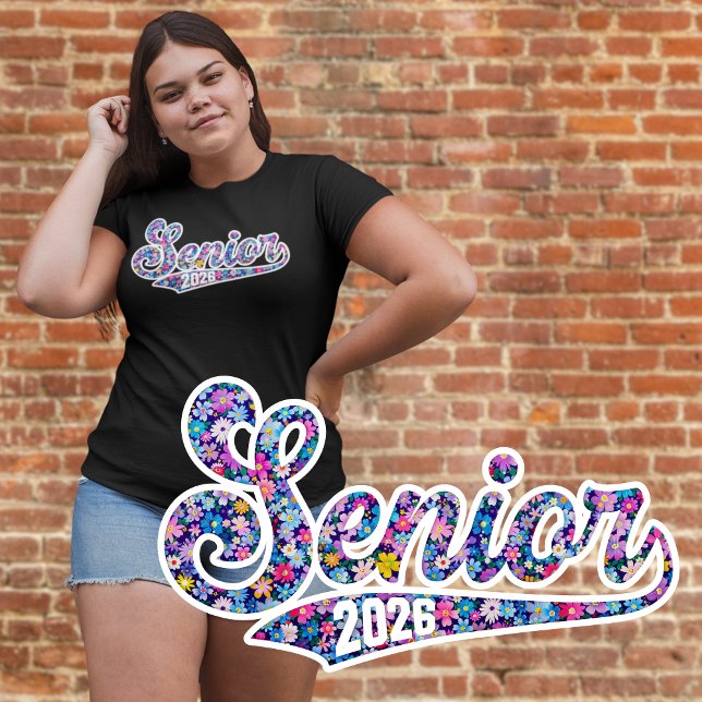 Senior Class of 2026 Floral T-Shirt (Von Creator hochgeladen)
