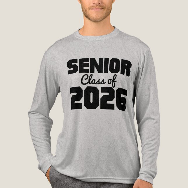 Senior Class of 2026, Graduation 2026 High School Tri-Blend Shirt (Vorderseite)