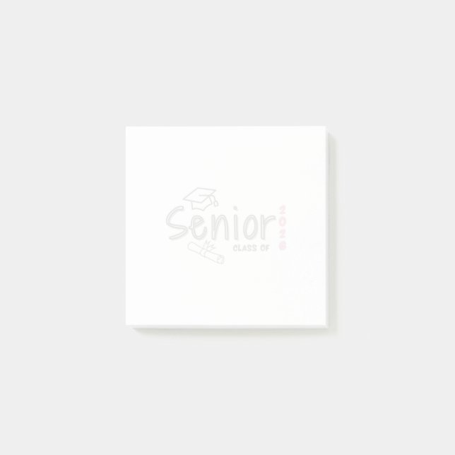 Senior Class of 2026 Notes Post-it Klebezettel (Vorderseite)