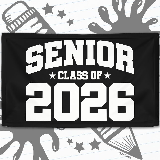 Senior Class of 2026 Varsity Graduation Quote Banner (Von Creator hochgeladen)