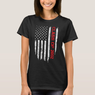 Senior Class of 2032 Abschluss Patriotic American T-Shirt