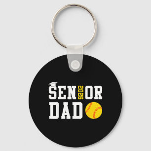 Senior Dad 2026 Softball Abschlussklasse 2026 Schlüsselanhänger