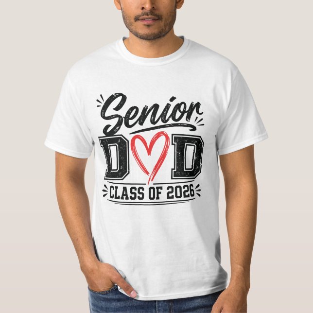 senior dad class of 2026 T-Shirt (Vorderseite)