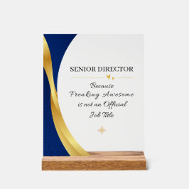 Senior Director Office Quote Acrylic Sign Acrylschild