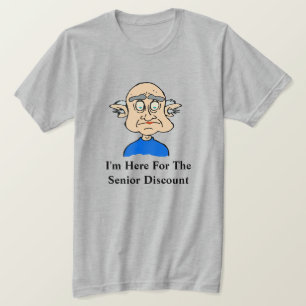 Senior Discount, add text Adult T - Shirt