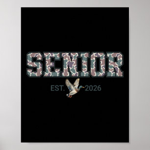 Senior Ente Est 2026 Ente Camo Bogen Senior 2026 G Poster