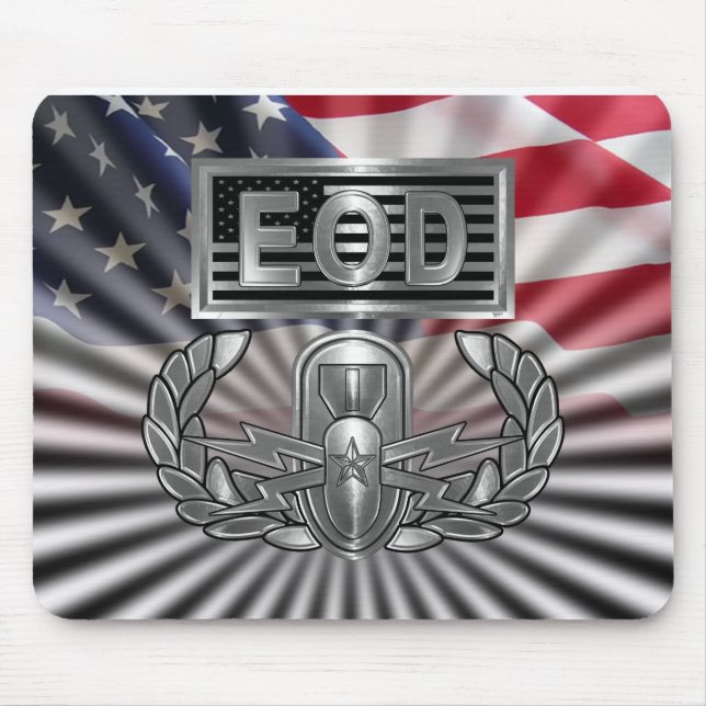 „Senior EOD“-Erinnerungsgeschenk Mousepad (Vorne)