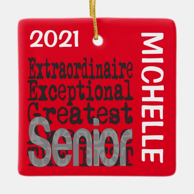 Senior Extraordinaire CUSTOM Keramikornament (Vorderseite)