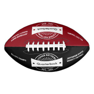 Senior Football Award Memento White Abzeichen