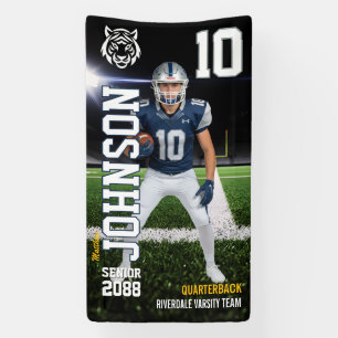 Senior Football Heimspiel-Spiel Custom Spieler Banner