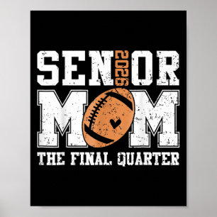 Senior Football Mama Football Mama Game Day Cl 2 Poster