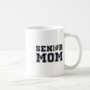 Senior Footll Mama Cl of 2025 Abschluss Graduate 2 Kaffeetasse