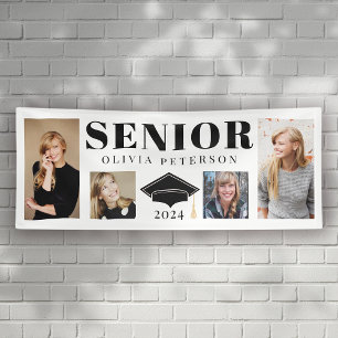 Senior Foto Collage Graduate Class of 2024 Banner