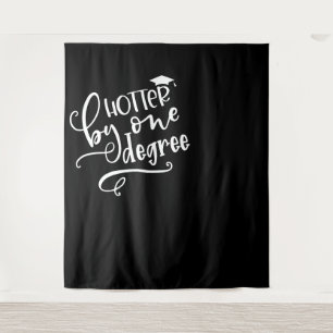 Senior Fun Hotter by One Degree Foto Hintergrund Wandteppich
