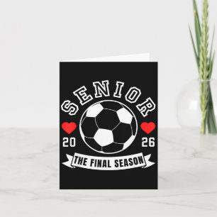 Senior Fußball 2026 die Abschlusssaison Crew für S Karte