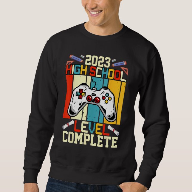 Senior Gamer 2023 High School Level Complete 2023  Sweatshirt (Vorderseite)